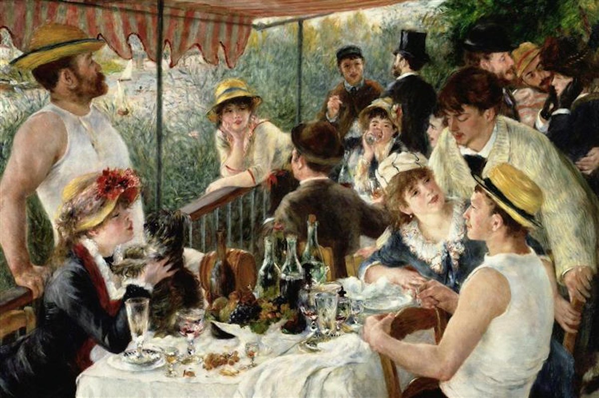 Pierre-Auguste Renoir The Luncheon Of The Boating Party, Philips Collection, Washington, DC