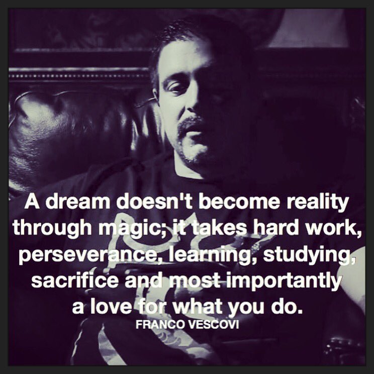 It's an amazing thing really...the harder you work the luckier you get. Love it and get after it!