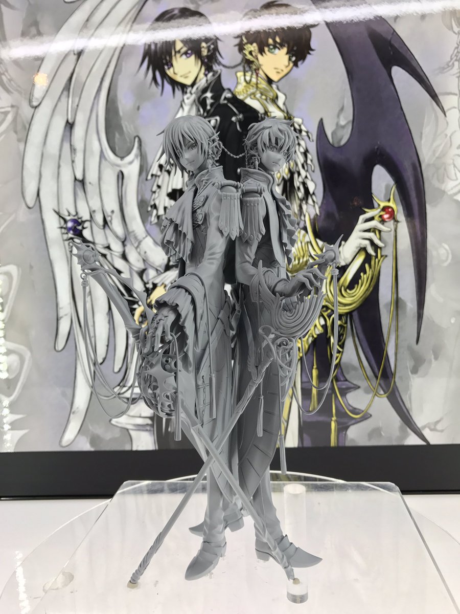 メガハウスとり子 メガホビプラス メガホビexpo G E M コードギアス反逆のルルーシュ Clamp Works In ルルーシュ スザク 初展示 あの印象深いclamp先生の美麗なイラストが立体化 もちろん繋がっています Geassp コードギアス