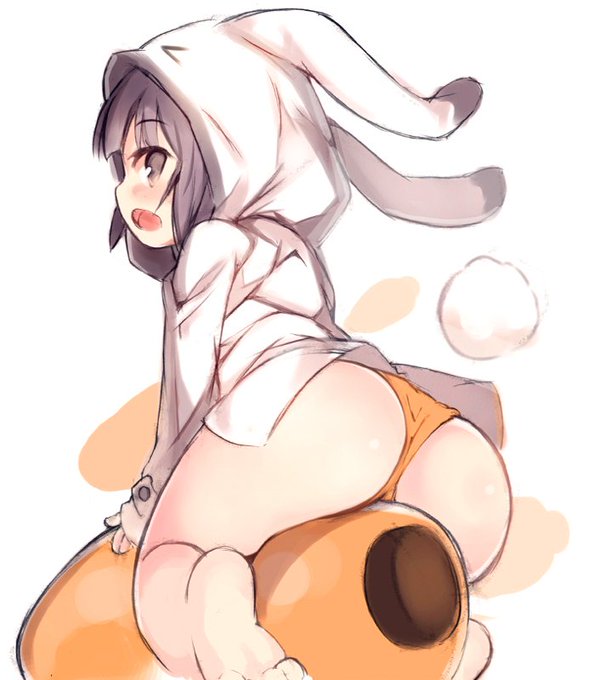 うさぎさん、らくがき 