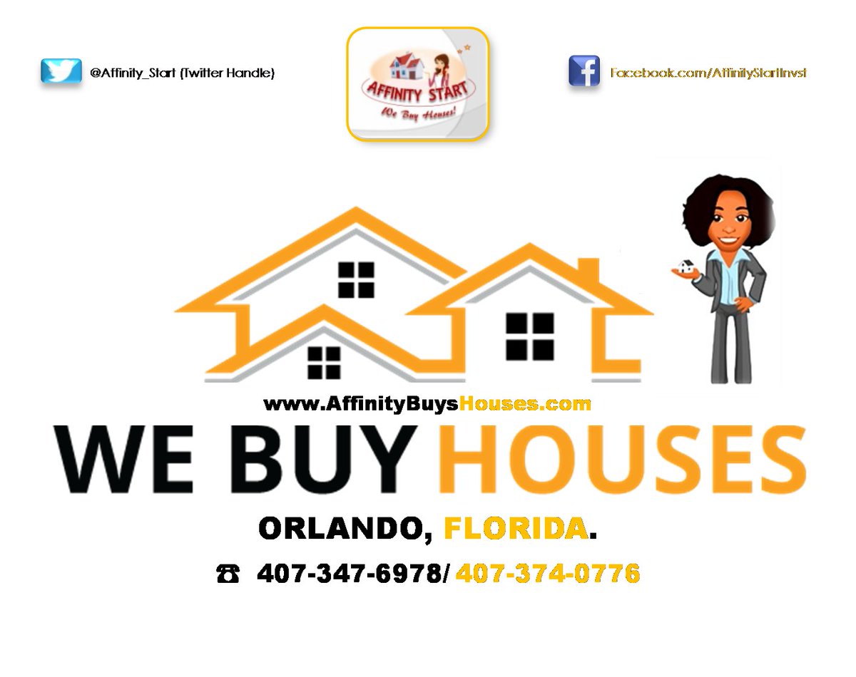 affinity_start's tweet image. Come, connect with us! ❤️
AffinityBuysHouses.com    
#mortgage #CreditScore #Foreclosure #House #properties #WeBuyHouses #orlando #apopka