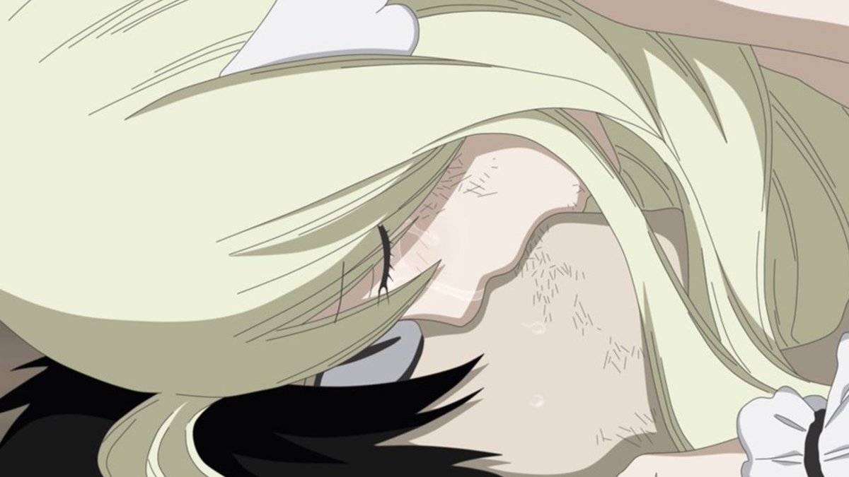 fairy tail zeref and mavis kiss