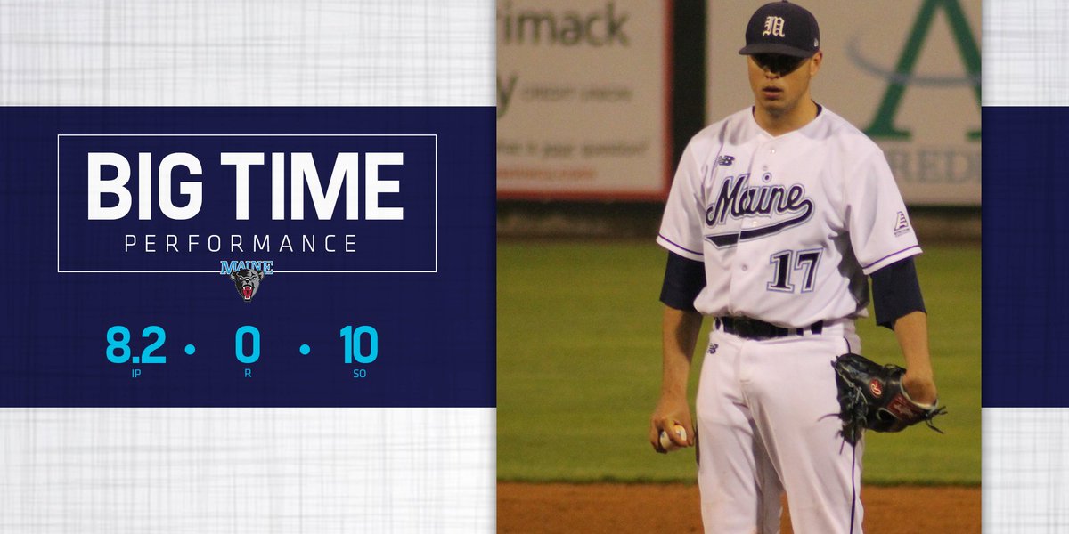 AmericaEast's tweet photo. You could say @Nick__silva17 pitched well today @MaineBaseball #AEBASE #AEChamps https://t.co/MeQgNJbIC6