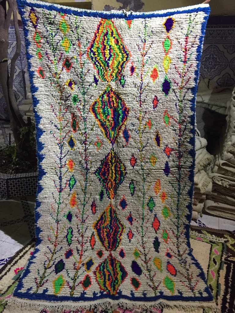 RahbaDesign's tweet image. Moroccan vintage rug #rug #vintage #moroccanrug