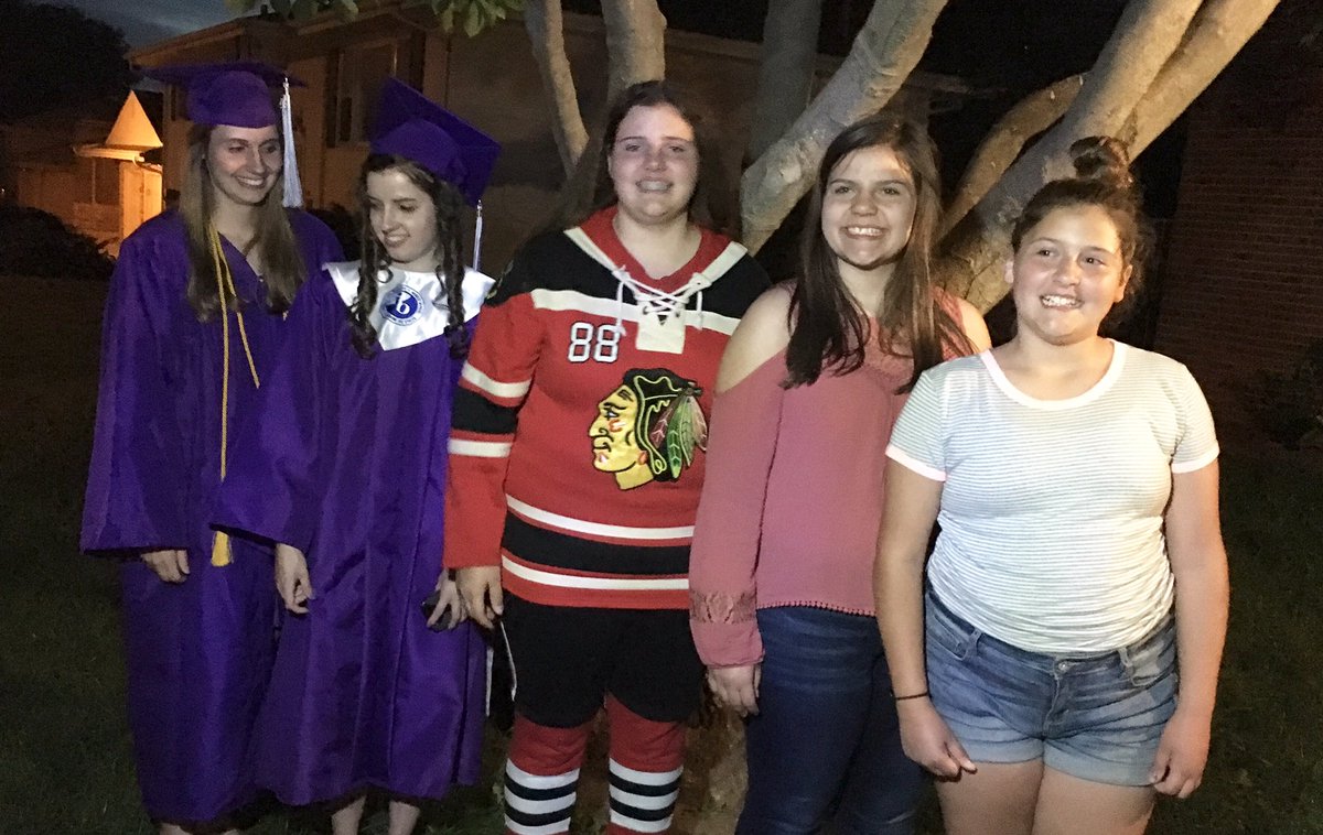 Two YD princesses graduated; three more to go at Omaha Central High School. #CHSGrad