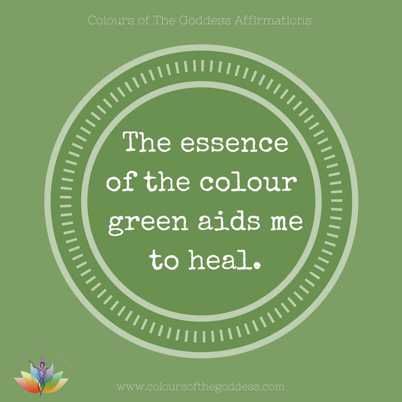 ColoursGoddess's tweet photo. Say it with me "The essence of the colour green aids me to heal"
 #colourtherapy #colourhealing #green #healing #healingvibes #healyourbody https://t.co/PJyGZbu9PN
