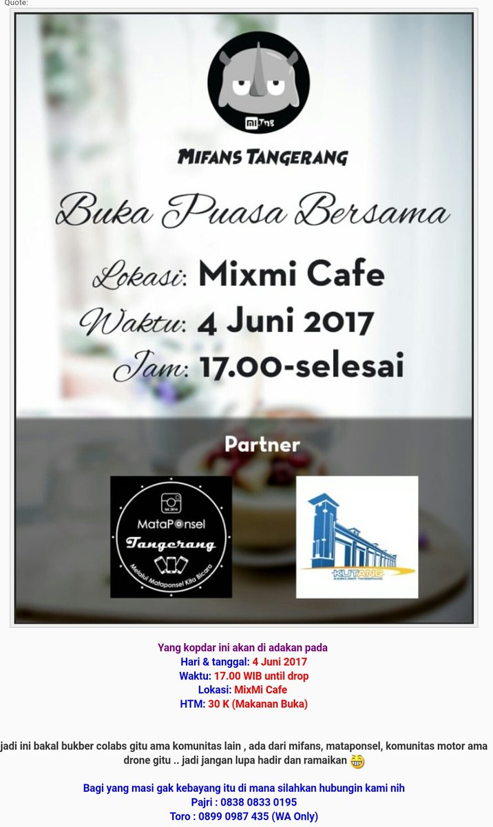 Bukber reg banten dgn komunitas lain , info klik >> kask.us/ipSg6