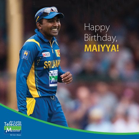 Happy Birthday to the Cricket Legend, Mahela Jayawardene! 