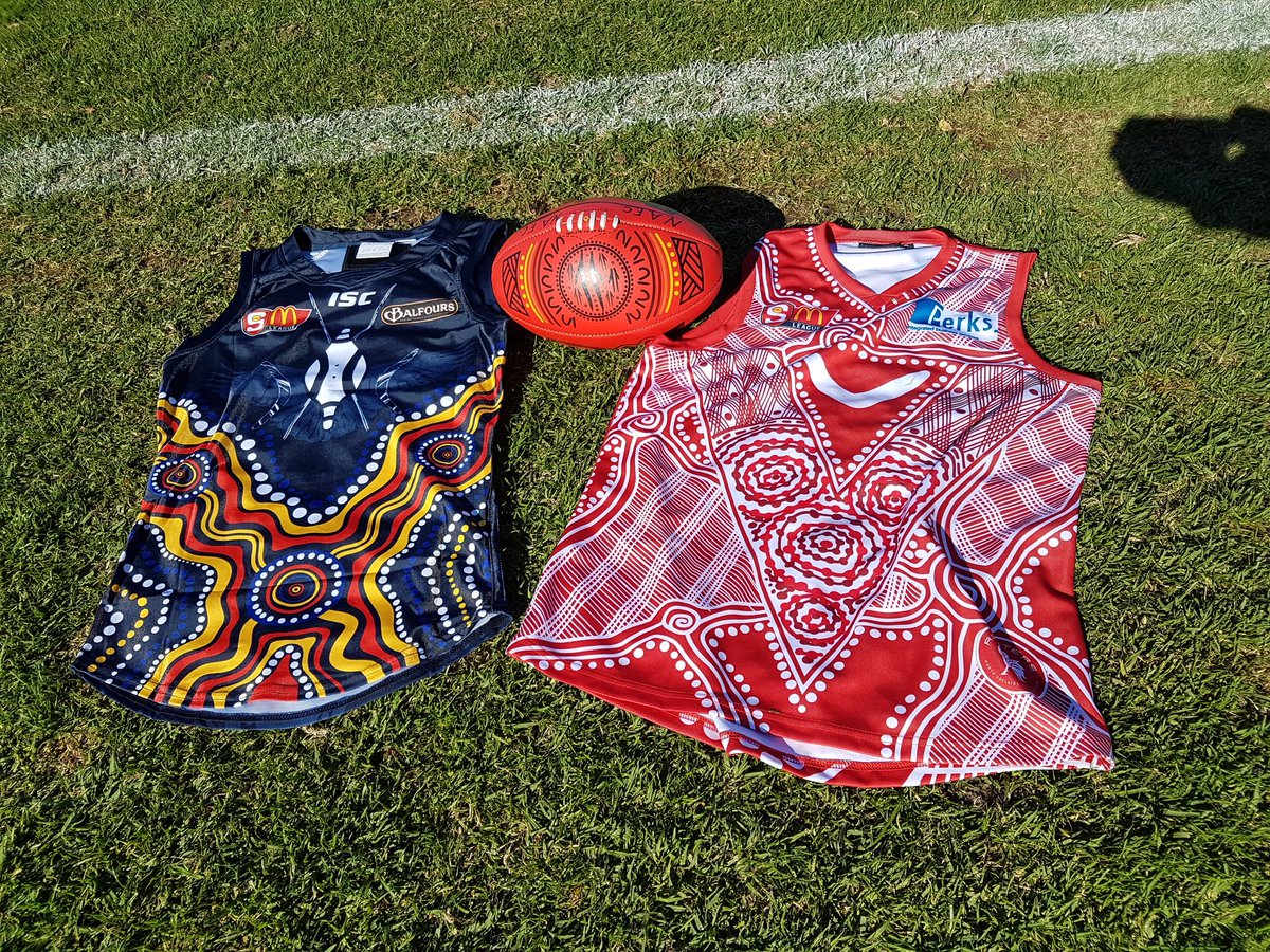 DebsieCurtis's tweet photo. #IndigenousRound #northcrows @SANFL @NorthAdelaideFC @Adelaide_FC #footy https://t.co/S6IVYdh6b3