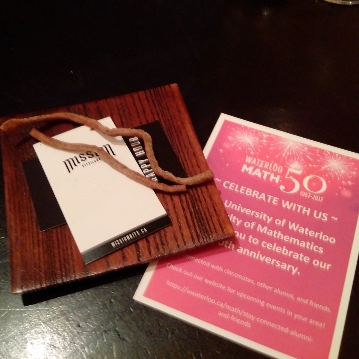 CandiHarrington's tweet image. Thank you to Chef Curtis Luk (@Uwaterlooalumni) &amp;amp; @missionkits for the impressive tasting menu! @ThinkAbout_Math