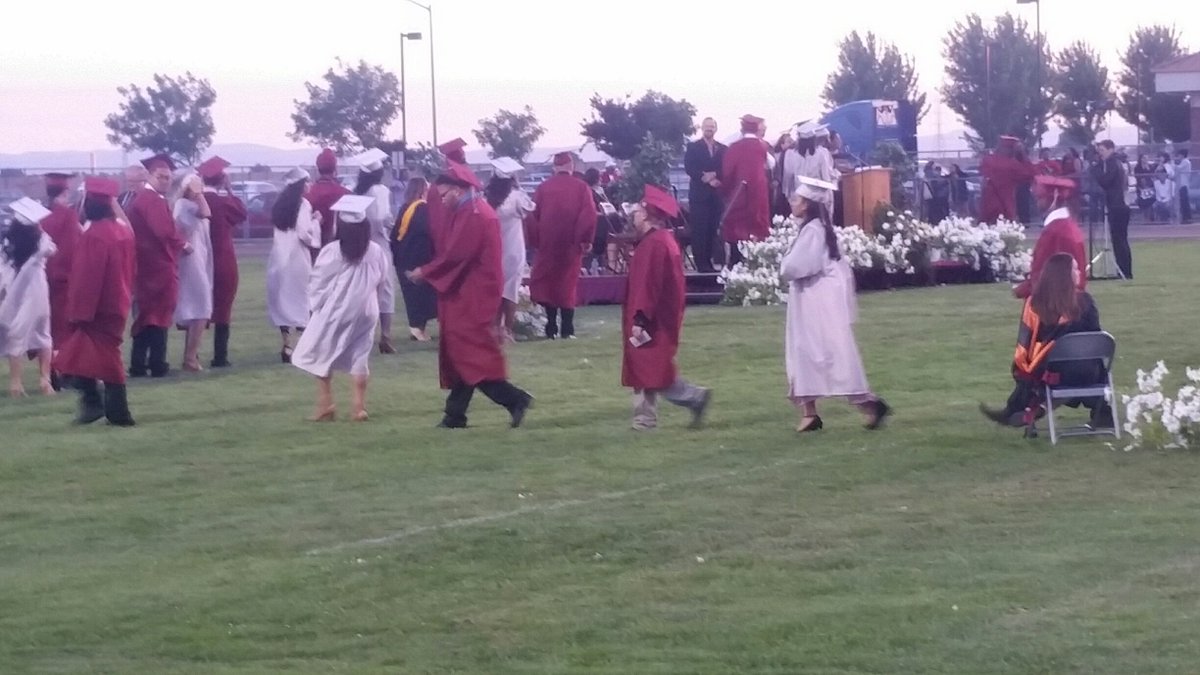 Heading to the stage...#classof2017 <a href="/WestonRanch2017/">SENIORS17🎓</a> <a href="/WRHS_Cougars/">WRHS_Cougars</a> ...the Graduates. #WeKnowTheCougars