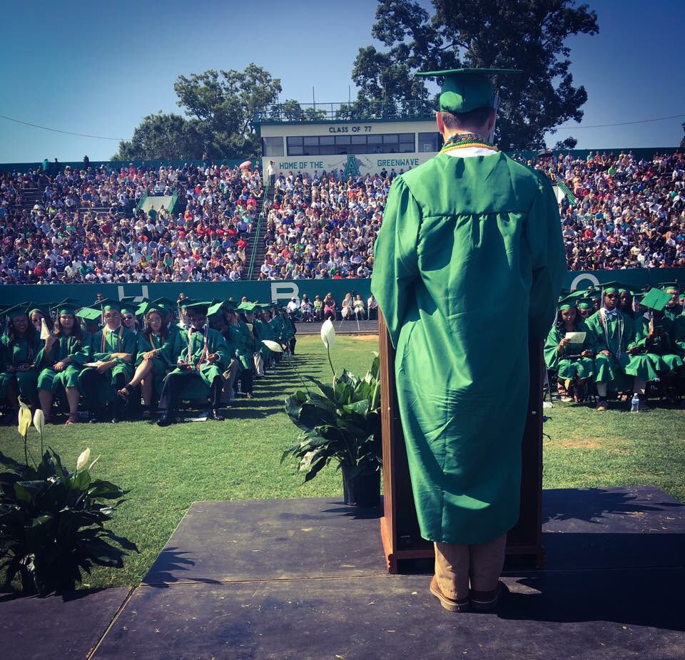 LitoMantecon's tweet photo. It was a true honor speaking at graduation as the @AshbrookHS class of 2017 Valedictorian... Thanks Ashbrook for everything, it's been real. https://t.co/eUmsovrLrj