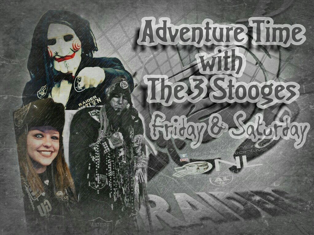 OneNation_Live's tweet photo. #RaiderNation follow #OneNationLive (link in bio) as #BlackWidowRaiderette #GrimRaider &amp; #TheFreak go live @ Crabtrees Youth Football Camp 😉 https://t.co/OBnJfbViUZ