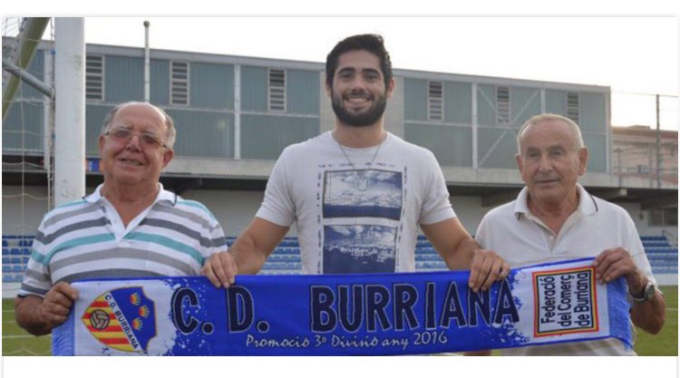 CD_Burriana's tweet image. Ruben Ribes ya es nuevo jugador del CD Burriana. Jugó la temporada pasada en el Club la Vall. ⚽️🔵⚪️