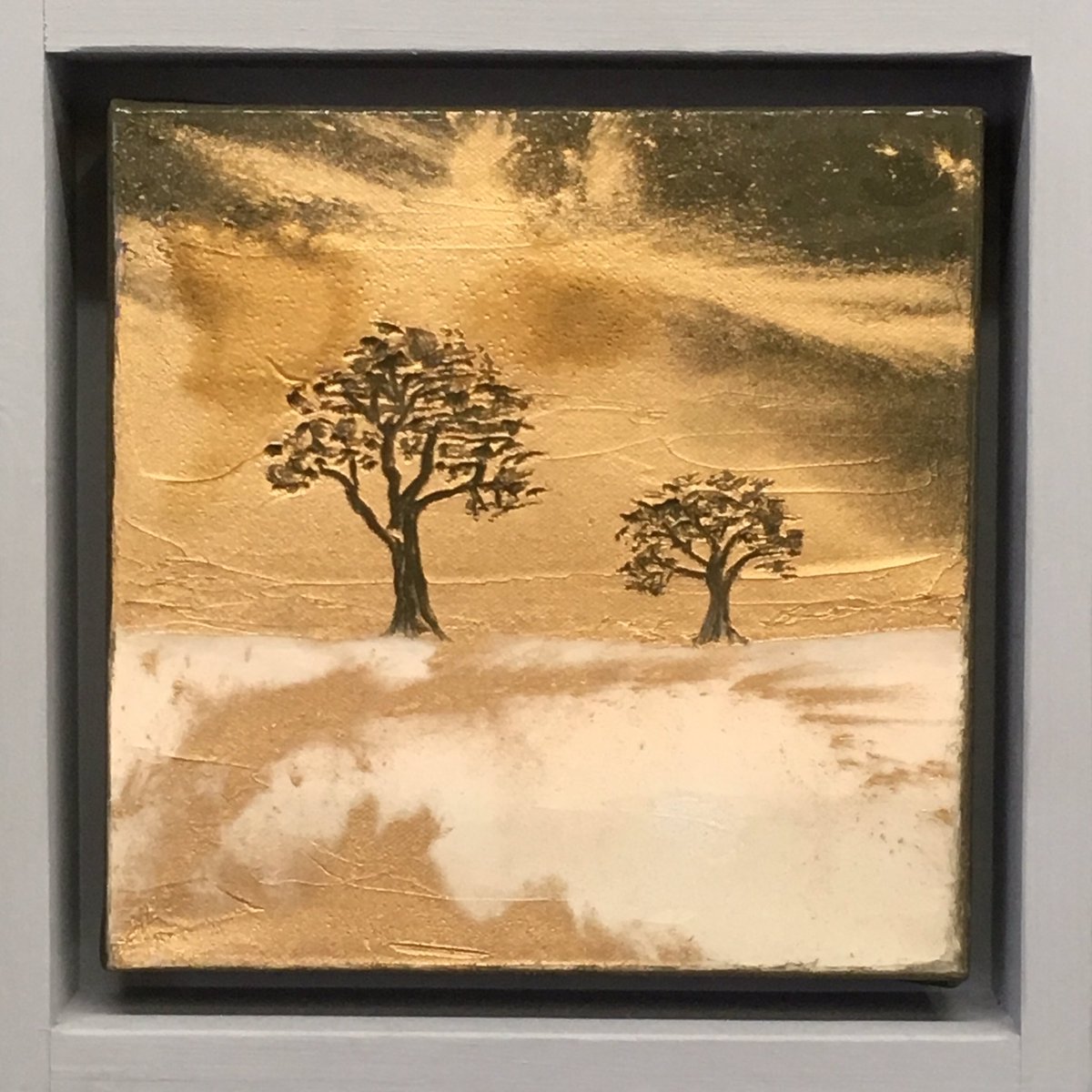 Laura_studio_1's tweet photo. Trees, framed in Dove Grey box frames featuring @saleartstrail #artmarket @WatersideArts 20x20cm, framed to 23cmx23cm. £125. See you there! https://t.co/DJeBmeUTYr