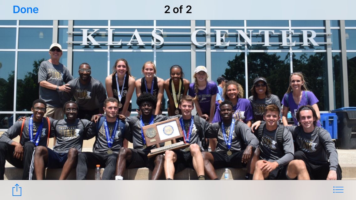 The Boys track team is your 2017 Mn State Track Champions!