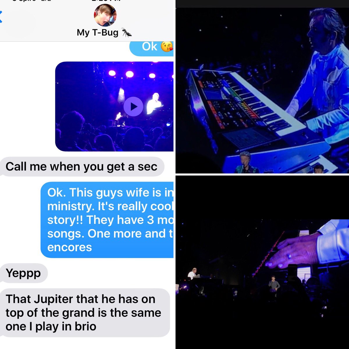 Sparkles0175's tweet photo. @TheJonathanCain U R a TESTIMONY! My 17 yo pianist is anointed and inspired by people like you! TY for walking by faith &amp; not by sight! https://t.co/g4LFUcFTaY