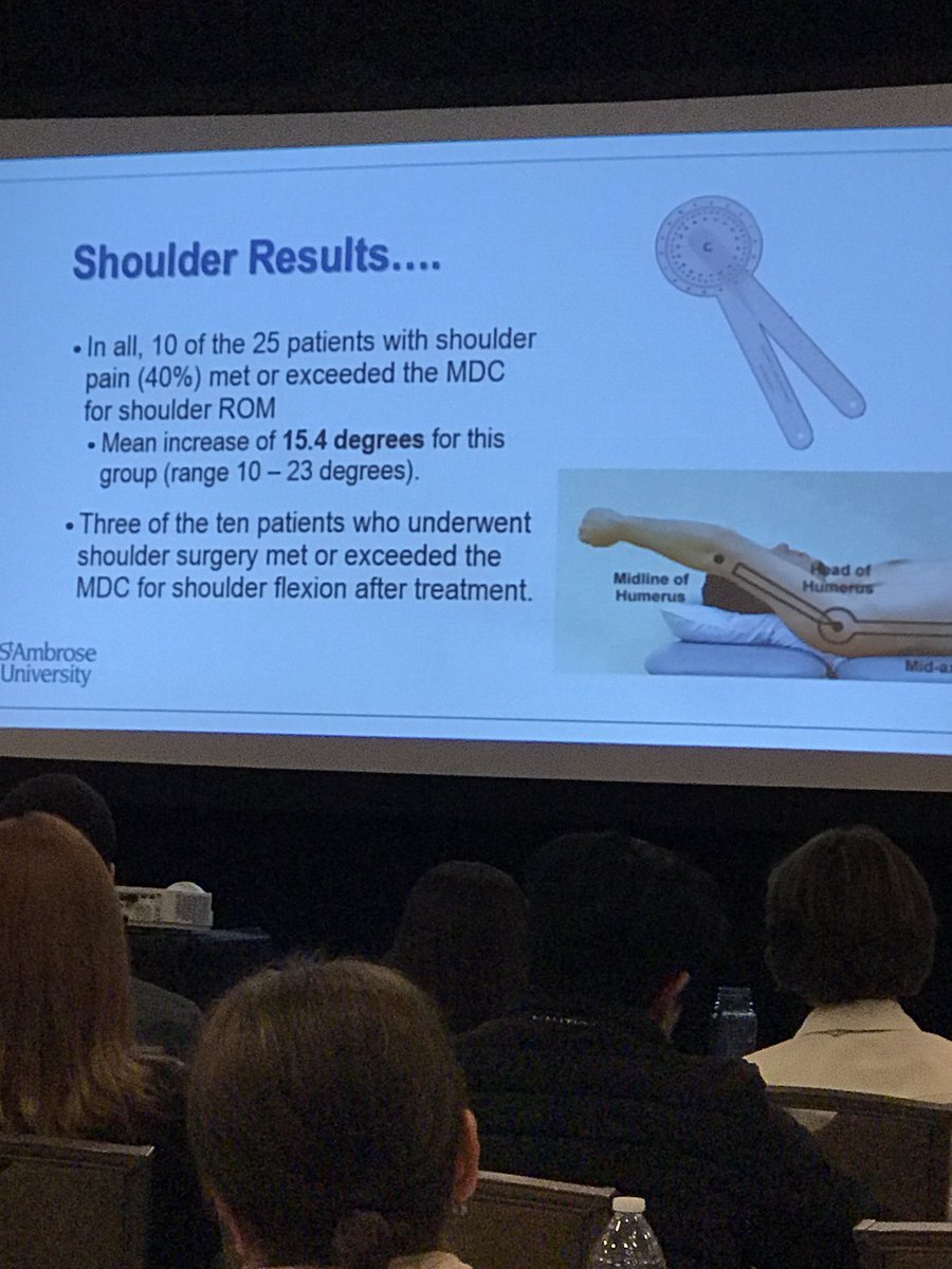 kandes234's tweet photo. Remapping sensory discrimination is also providing outcomes in knees and shoulders. 
#ISPI2017 #sensorydiscrimination https://t.co/ud7FToUyau