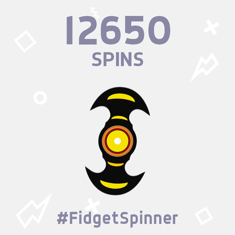 StevePonting007's tweet photo. I've just scored 12650 spins in this new #FidgetSpinner game! https://t.co/BVqBAapLas Can you beat me? https://t.co/4IJDWXsoXn