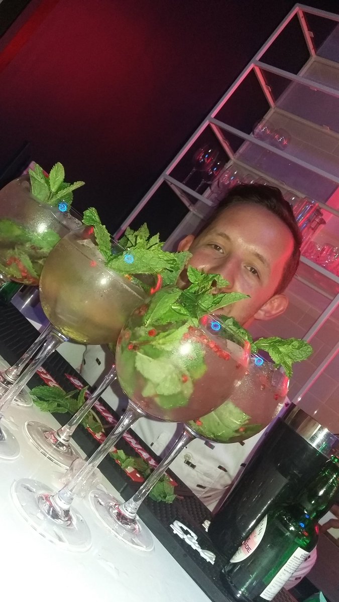 Next were <a href="/MisterMiyagis/">Miyagi</a> with @PlymouthginUk ! Kanpai