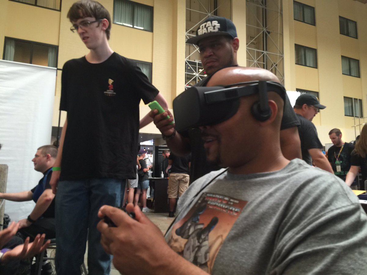 MCPSGameLab's tweet image. MCPS students showcase their 3D VR games made in Unity for Community Expo in Columbia, MD