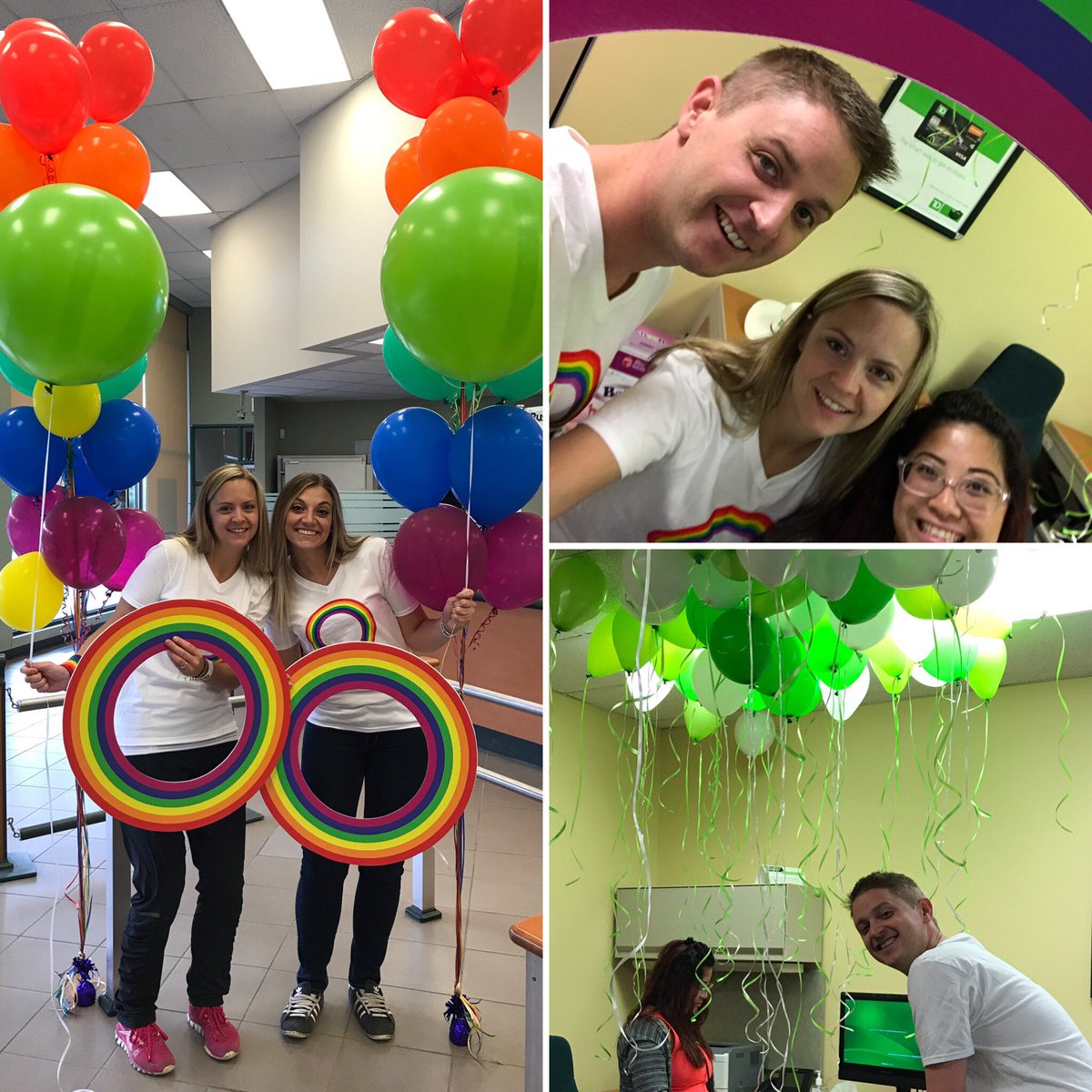 Prepping for the #TDYEG Pride Parade with these fabulous people #ForeverProud <a href="/SarahND86/">Sarah Daly</a> @TylerBrown_TD