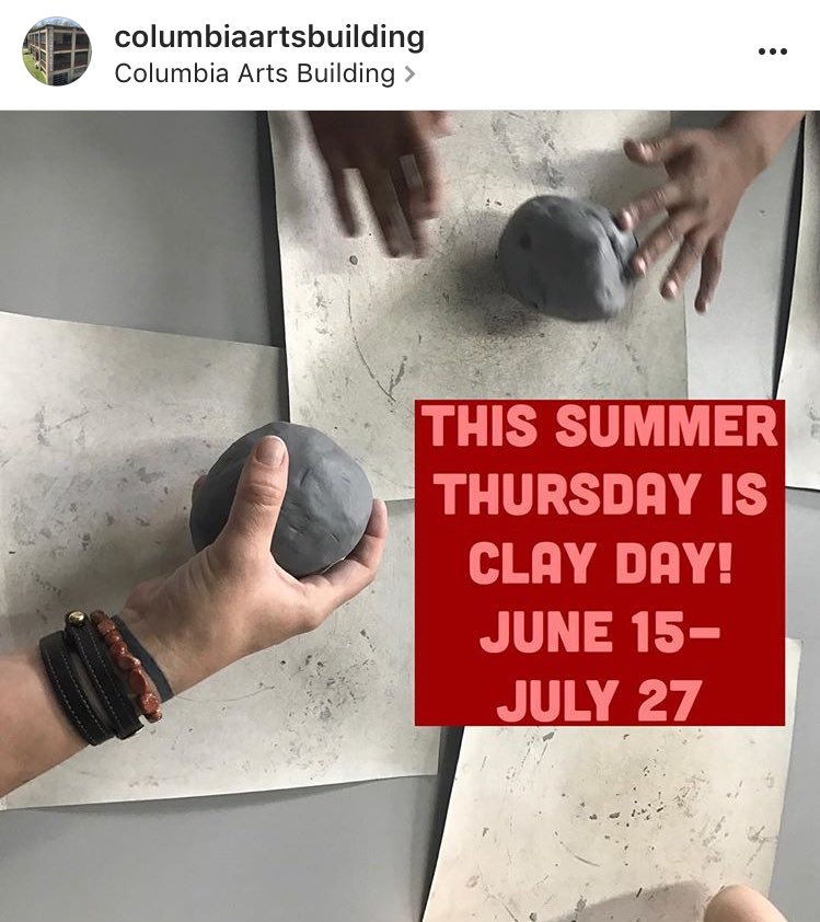 witherowart's tweet image. I'll be teaching Family, kids, &amp;amp; adult beginners clay classes each Thursday @columbiaartsbuilding ! More info getartsy.org