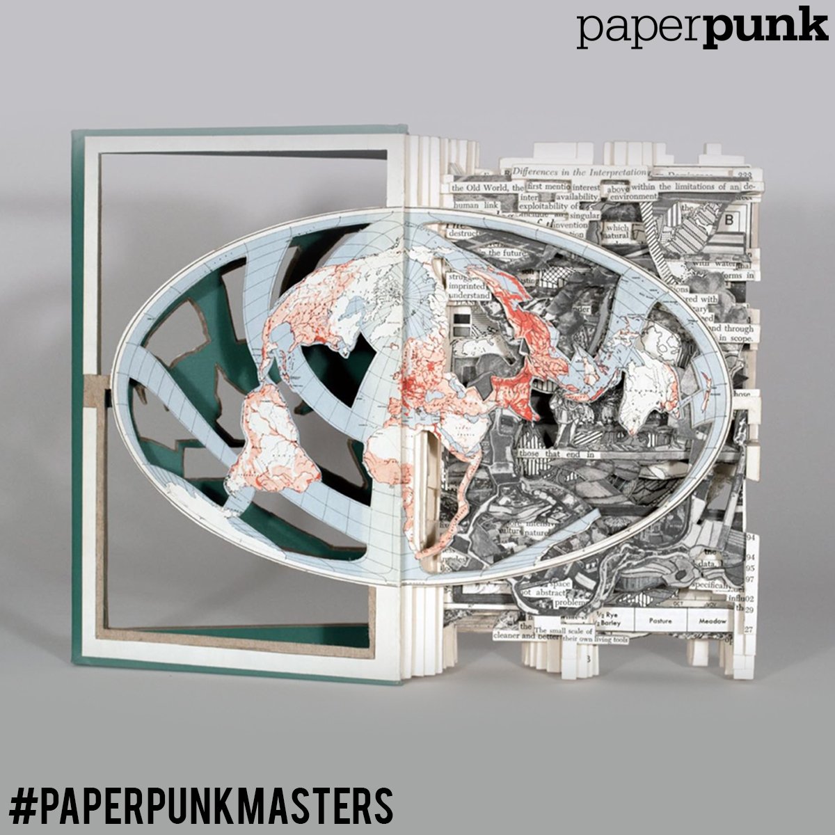 paperpunk's tweet photo. Check out our #PaperPunkMaster Brian Dettmer turn his books into beautiful pieces of art. https://t.co/t8xjL4d4e9 #MakeSomething https://t.co/4yve9tXpWZ