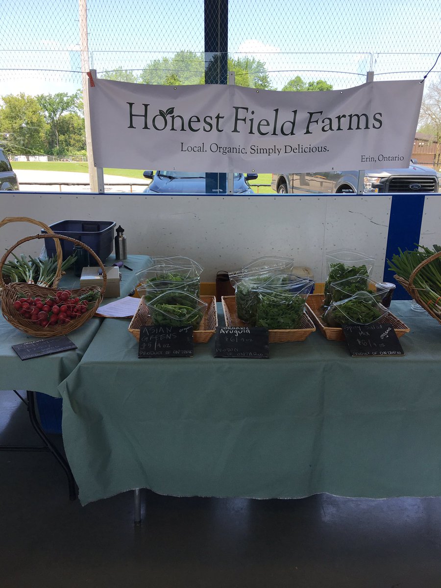 We are sold out @WaterdownMarket but we still have lots of greens, radish and green garlic @AberfoyleMarket! #eatlocal #guelph #aberfoyle