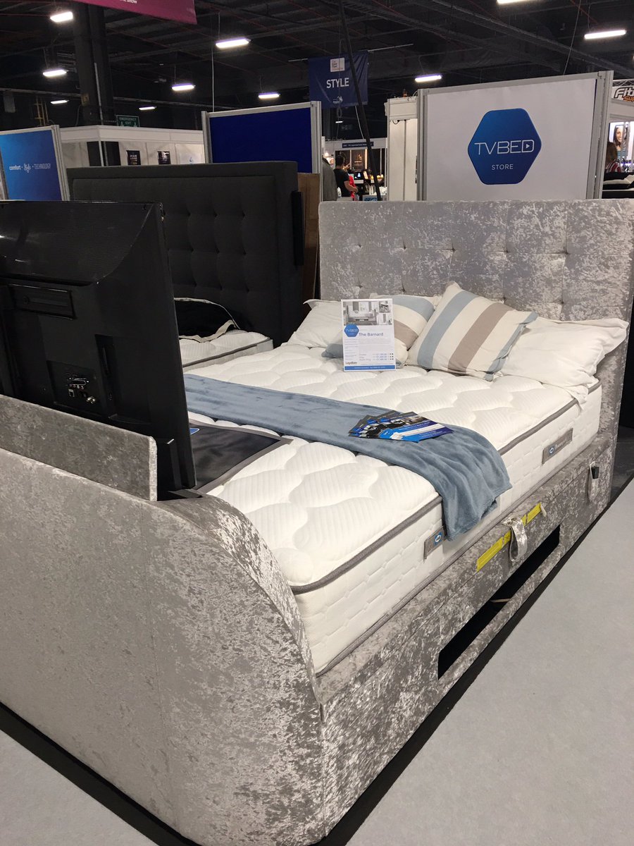 tvbedstore's tweet photo. Thank you to everyone who came over to say hi today at the @ideal_home_show at @EventCityUK we will be back tomorrow from 10.00am 🖐🏻 https://t.co/GxNpkxOkaD
