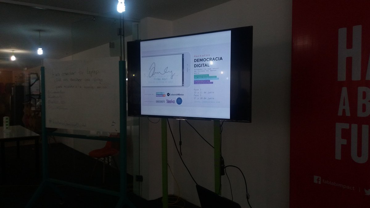 codeandocdmx's tweet image. Ya les estamos esperando en el #HackatonDemocraciaDigital  en @fablabimpact
