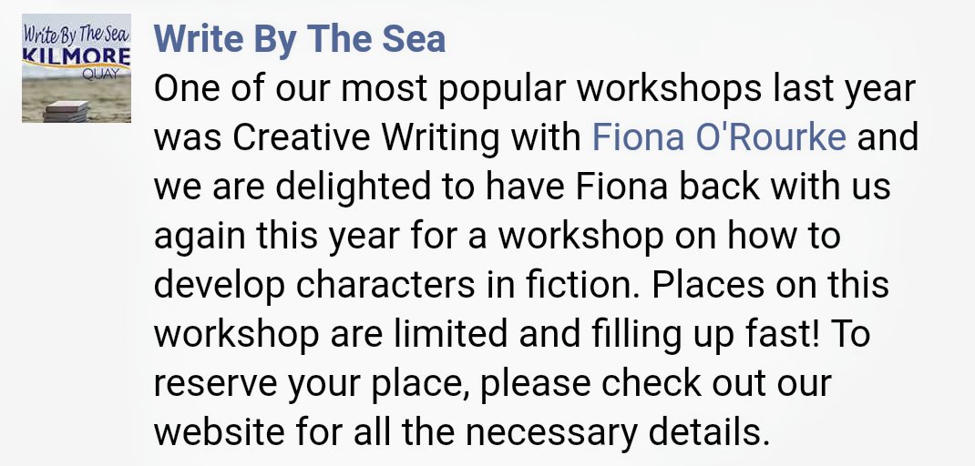 fionamkorourke's tweet photo. #Wexford #writing #festival #WBTS2017 
@write_KQ  tickets online writebythesea.ie https://t.co/jNv84IDvII