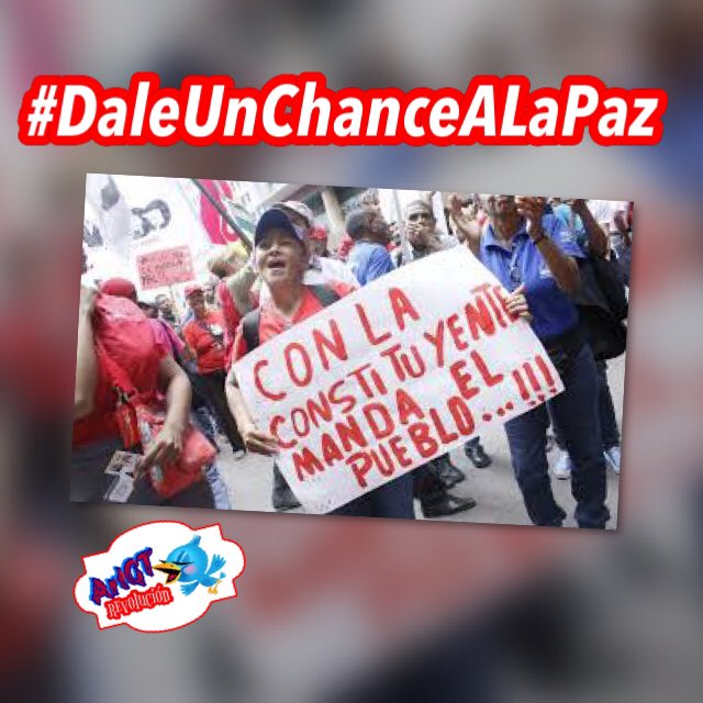 glorytineo's tweet image. Anzoátegui #DaleUnChanceALaPaz con la Constituyente Popular ¡Muévete Por La Paz! @PartidoPSUV @psuvaristobulo