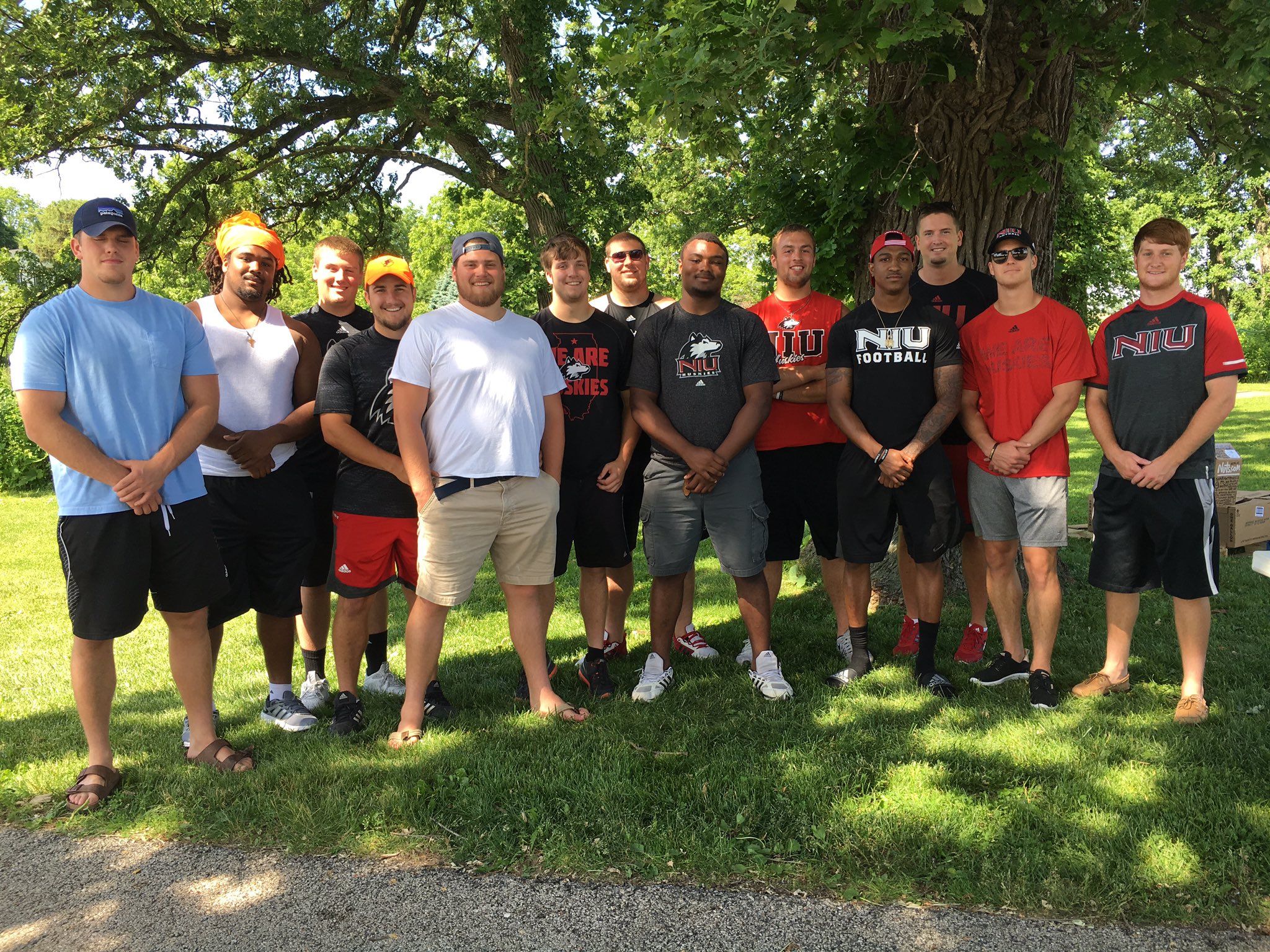 NIU Football on Twitter: "The guys did a great job helping out the