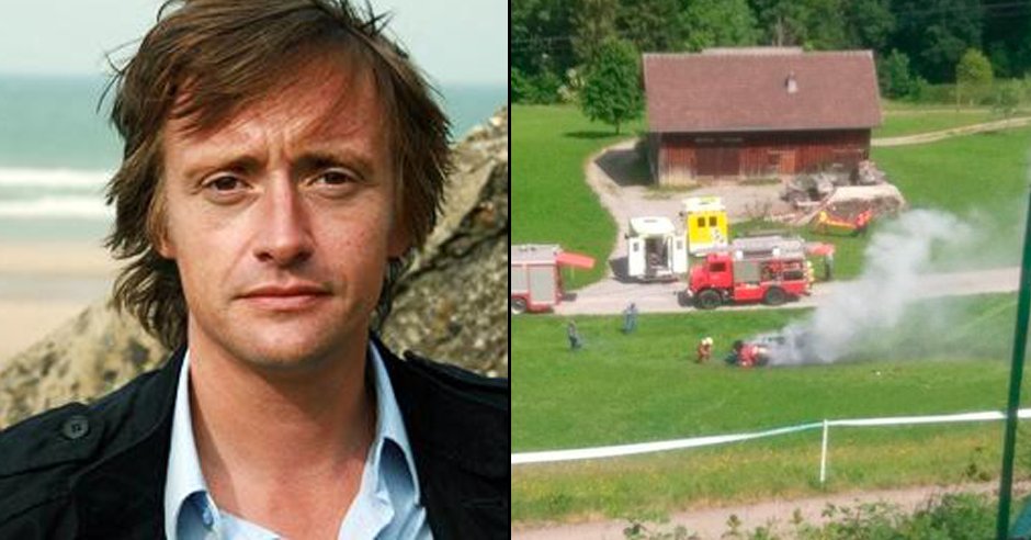 ladbible's tweet image. Richard Hammond airlifted to hospital after crash. ladbible.com/now/weird-rich…