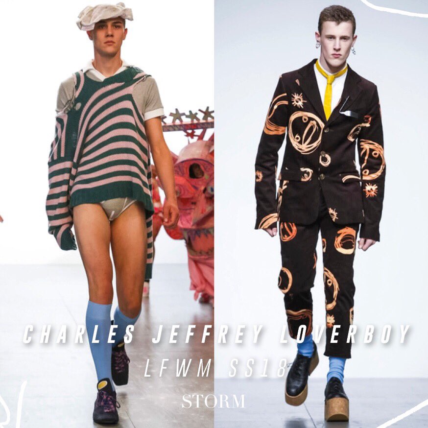 StormModels's tweet photo. Bringing colour to the cat walk ππ#FabDessena and #FelixEdwards walking for @_charlesjeffrey #LFWM #STORMMEN β‘οΈ https://t.co/mppHsVhzDX