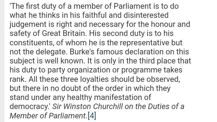 nickreeves9876's tweet photo. When will most Remainer MPs grow a spine &amp; stop ignoring the duty of an MP as outlined by Burke &amp; reiterated by Churchill?
#Remain #Brexit https://t.co/1wCnBDnBJ7
