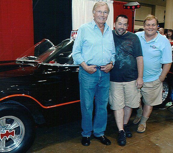 JACK1023ldn's tweet photo. Adam West dies at 88. He will be missed. A classic shot with @loopdogg https://t.co/czTUK18fnR