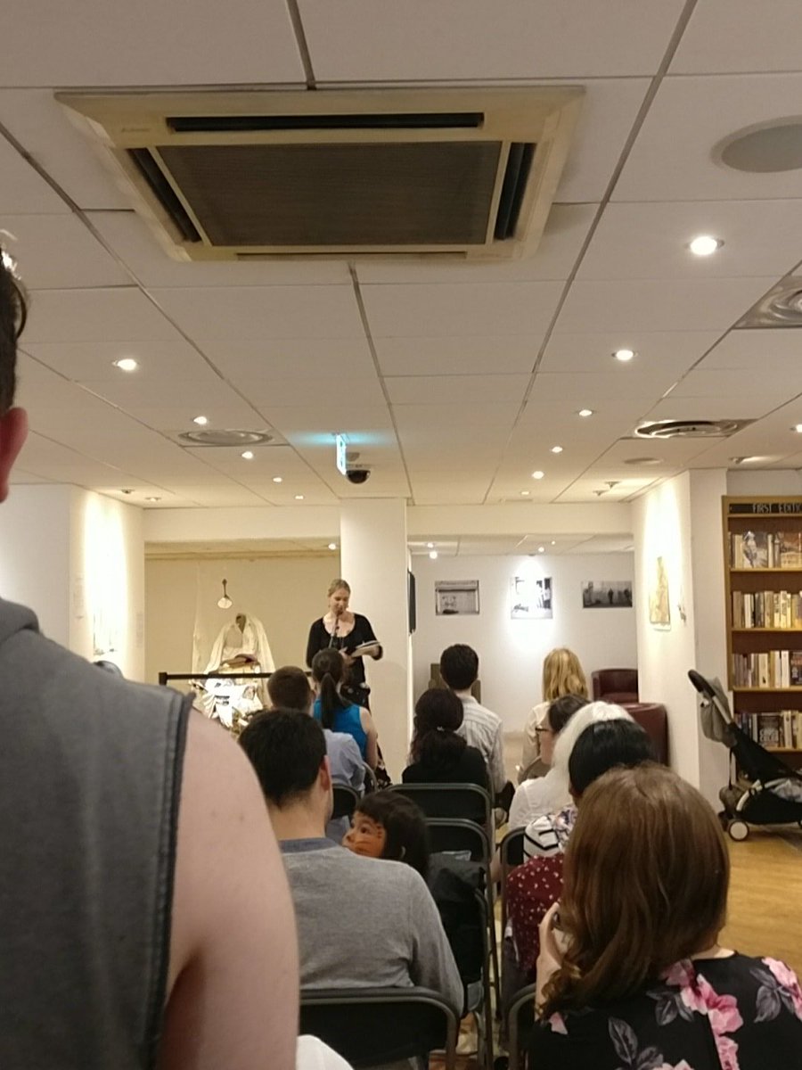 PubPrize2017's tweet photo. Our lovely editor @dorgainebrun talking at the launch of the anthology! YES IT'S FINALLY HERE. https://t.co/BJM6MTceVY
