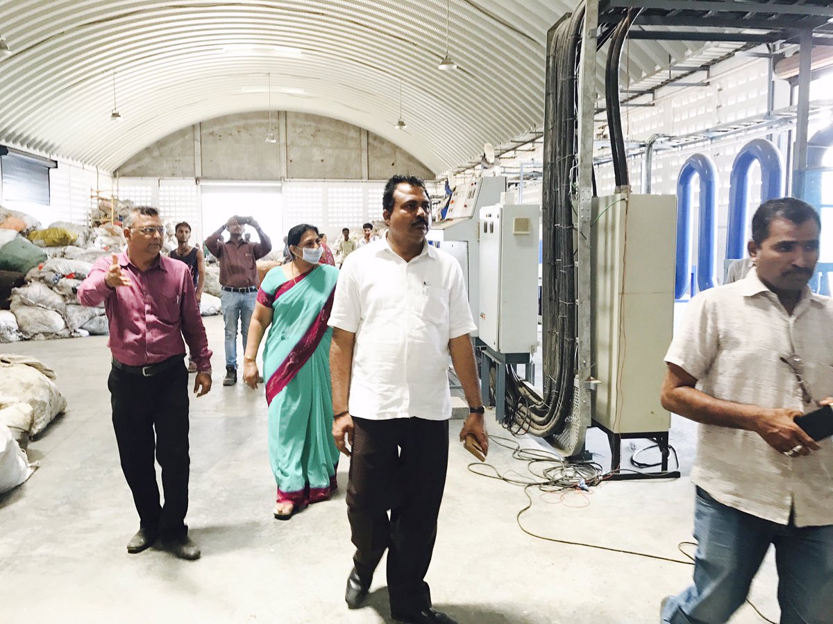 ShiroyaAsmita's tweet photo. Visit at plastic waste management plant https://t.co/mRDQ3Ql7xZ