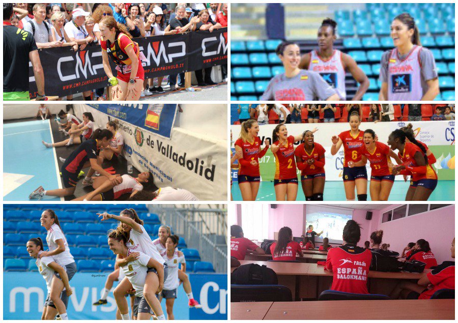 revistalideras's tweet photo. Muchos frentes abiertos #Baloncesto #Balonmano #voleibol #futfem #Gimnasia #TrailWC17 y así trabajan nuestras campeonas #NOSOMOSINVISIBLES https://t.co/zUl6awYtwd