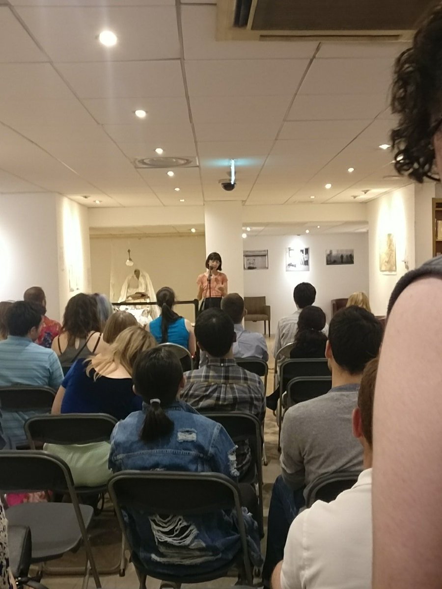 PubPrize2017's tweet photo. One of our fantastic judges @ka_bradley telling us the importance of literature in this tumultuous time #MetaLaunch https://t.co/SzXlyqsPAu