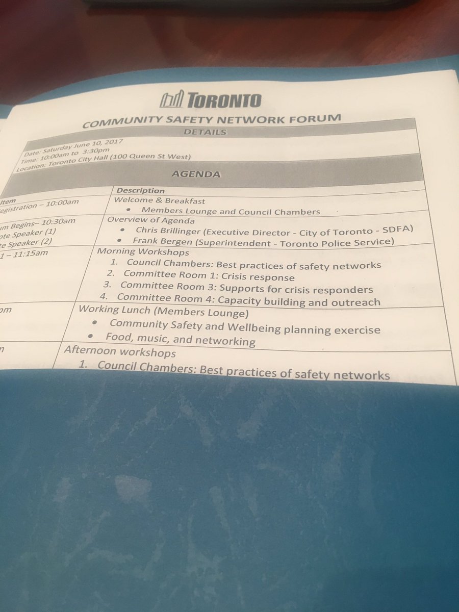 Best practices of safety networks, capacity building and crisis response <a href="/SafeCity_TO/">SafeTO</a> network forum