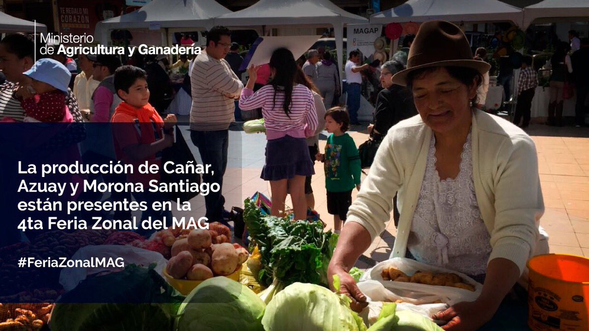 OVCorderoAhiman's tweet photo. Productos sanos y saludables, cultivados por manos trabajadoras de campesinos, se venden en la #FeriaZonalMAG  #Azogues https://t.co/KhCwndHqQj