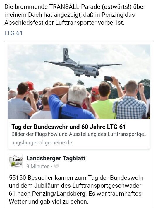 Dietmar_Bauer's tweet photo. #TagderBundeswehr:
Abschied beim #LTG61 in #Penzing/#Landsberg

@AZ_Augsburg https://t.co/VMYL7OcUrV
@bundeswehrInfo #Bundeswehr #Bayern https://t.co/HysKdiCXbS