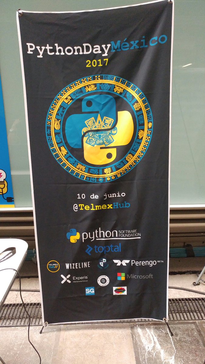 fcopantoja's tweet image. #PythonDayMx (at @TelmexHub in Cuauhtémoc, DF) swarmapp.com/c/d85lncpKjv2