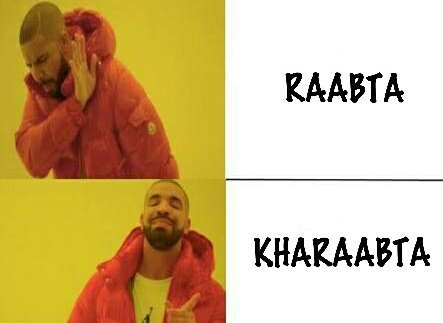madmaxhur's tweet photo. Raabta=Kharaabta

#Raabta #RaabtaReview #SushantSinghRajput #KritiSanon https://t.co/pkCvHyHwJt