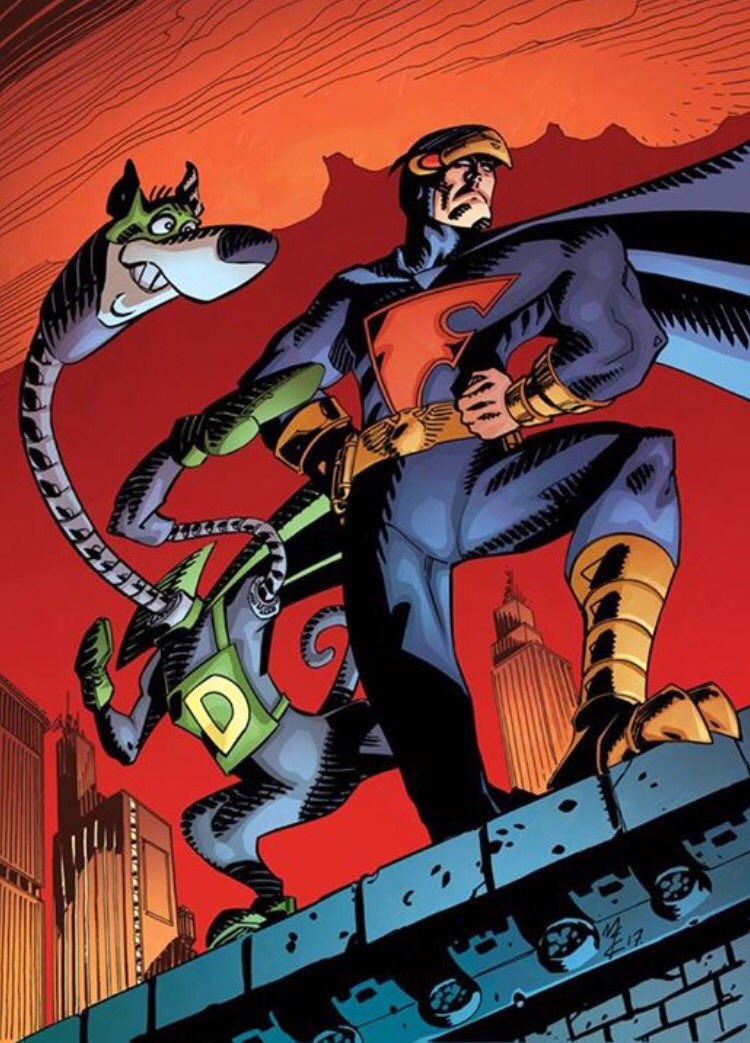 otherworldsblog's tweet photo. #dynamutt & #Thebluefalcon print by @mccreaman with colours by @deezoid order via PayPal john.mccrea@gmail.com Β£20 in the U.K. Β£25 R.O.W https://t.co/9FyH1jbMwi