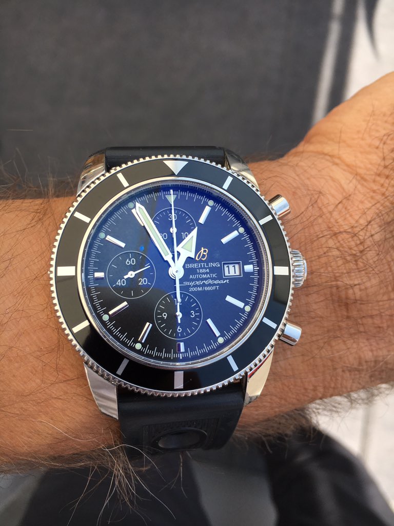 breitling superocean azul