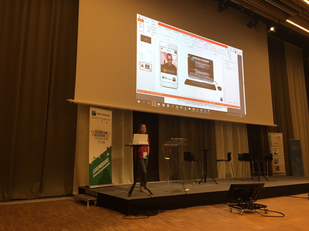Bobby20170609's tweet photo. And the critical communication job starts ... #internationalhackathon #InternationalHackathon #lux https://t.co/mT1Un62WAK